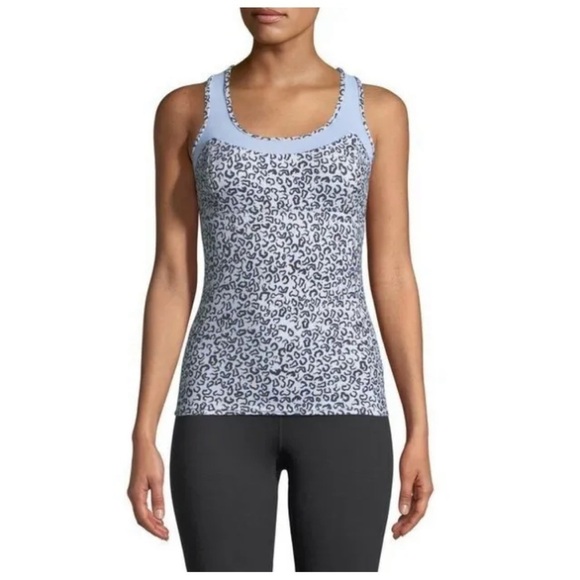 Varley Tank Top Vidora Vest Sleeveless Leopard Printed Sports Shirt Athletic M - Picture 1 of 11